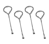 4 PCS Metal Paint Can and Bottle Opener Tool, Steel Can Opener Opener Multi Purpose Steel Beer Jar Tin Manual Opening Tool