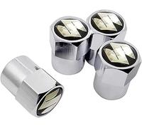4 Pcs Metal Tyre Valve Caps for Suzuki, Tire Valve Stem Caps Car Dust Caps Airtight Seal Screw-On Easy to Operation,Silver