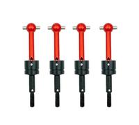 4 Pcs Metal Universal Drive Shaft CVD 53792 for Tamiya TT-01 TT01 TT-02 TT02 TA04 1/10 RC Car Upgrade Parts(Rot)