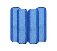 4 Pcs Microfiber Floor Mop Pads for Bona Floor Care System Wet/Dry Flat Mop Cloth Replacement Quick Drying Washable