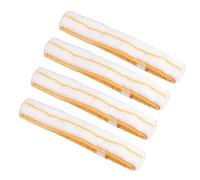 4 Pcs Microfiber Window Washer Replacement Scrubber, Window Squeegee Cleaner Pads for Extension Pole 35cm