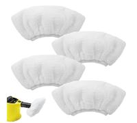 4 Pcs Microfibre Cloth Cover for Karcher Steam Cleaner Washable Karcher Steam Cleaner Pads Compatible with Karcher Steam Cleaner EasyFix SC2 SC3 SC4 SC5 Karcher Steam Cleaner Accessories