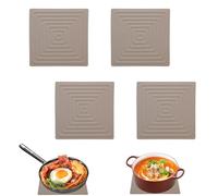 4 PCS Microwave Plate Warmers, Silicone Plate Warmer Food Warming Mat Heat-Resistant Serving Mats Pot Holder for Warming Dinner Plates Worktops Oven Hot Pan Dinner Party Cooking