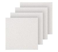 4 PCS Microwave Waveguide Cover, Microwave Splatter Cover Magnetic, Universal Mica Sheet, Suitable for 99% Turntable, Thickening Type Oven Block, Cut to Size, 5×5 Inches