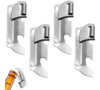 4 PCS Military Can Opener Portable Manual Can Opener Safety Folding Small Can Openers for Home Outdoor Camping Kitchen Dining Room and Bar