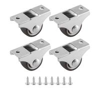 4 Pcs Mini Casters Furniture Casters Small 25mm Fixed Casters Directional Movable Casters Movable Casters For Furniture