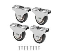 4 Pcs Mini Casters Furniture Casters Small 25mm Fixed Casters Directional Movable Casters Movable Casters For Furniture