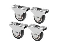 4 Pcs Mini Casters Furniture Casters Small 25mm Fixed Casters Directional Movable Casters Movable Casters For Furniture