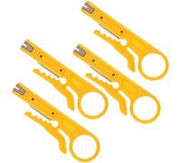 4 PCS Mini Wire Stripper, Small Cable Stripper Tool, Network Small Wire Cutters, Punch Down Tool Strippers for Network Telephone and Computer Cable