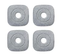 4 Pcs Mop Head Replacement Compatible with Minky Mop Pads, 22cm Square Spin Mop Replacement Pads,Spin Mop Heads,Spin Pads Square Mop Heads for Cleaning Floors