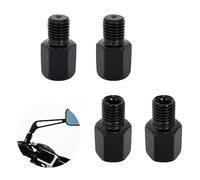 4 PCS Motorcycle Rearview Mirror Screws, Motorbike Mirror Extenders, Bike Mirror Screw Adapter 10mm M10 RH to M10 LH/RH, Rearview Mirror Accessories