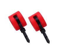 4 Pcs Mountain Bike Chain Protector Rubber Anti-collision Rings, Red | Rear Fork Coverage for Bicycle Chains, Lightweight Scratch Prevention during Commuting, Road Cycling and Mountain Biking