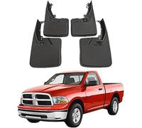 4 Pcs Mud Flaps Splash Guards for Dodge Ram1500/2500/3500 (No wheel eyebrow)2010-2018, No-Drill Fitting Waterproof All-Weather Mudflaps Decorative Wheel Protection Baffle