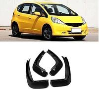 4 Pcs Mud Flaps Splash Guards for FIT Jazz 2011-2013, No-Drill Fitting Waterproof All-Weather Mudflaps Decorative Wheel Protection Baffle