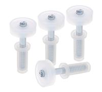 4 Pcs Multi-Purpose Elastic Band Bi-Fold Door Top Guide Wheel Bi-Fold Hardware Repair Parts Elastic Shaft