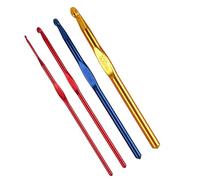 4 PCS Multicolor Aluminum Knitting Needles, Crochet Hooks, Crochet Hooks Set for Beginners or Professionals