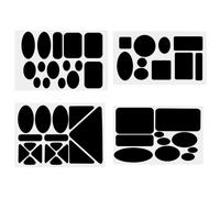 4 Pcs Multipurpose Adhesive Down Jackets Patches Waterproof Clothing Repair for Tent Sleep Bags Down Jackets Repair Fabric for Tent Sleep Bags