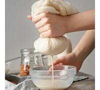 4 Pcs Muslin Cloths for Cooking 50 x 50 cm Cheesecloth Unbleached Grade 90 Ultra Fine Washable Cheese Cloths for Straining for Filtering Juice Cheese Tea Coffee