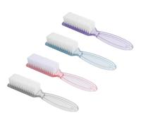 4 PCS Nail Clean Brush, Nail Dust Brush, Cleaning Scrubbing Brushes, Nail Cleaning Brushes for Nail Salons, Home Use & DIY Nail Art