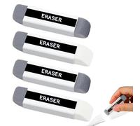 4 Pcs Natural Rubber Pen Eraser Ink Erase,Sand Eraser Fountain Pen Rubber for Ink or Pencil,Erasers and School Office Correction Supplies for Fountain Ball-Point Pens Double Head Remover