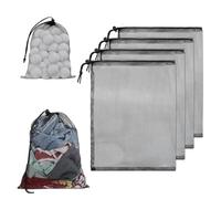 4 Pcs Net Laundry Bags with Drawstring, 35×40cm Mesh Laundry Bags for Washing Machine, Delicates, Bra, Socks