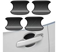 (4 PCS) NEUHOO Car Door Handle Protector for Nissan X-Trail T33 2021-2023 2024, Scratch Protector Cover 3D Carbon Car Handles Protection Sticker