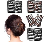 4 PCS New banana hairpin tray fashion insert comb simple lazy hair tray broken hair magic new hair insert french side combs magic hair grips