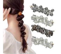 4 Pcs No Damage Soft Elastic Spiral Hair Ties, for Women Braided Telephone Spiral, Colorful Twisted Hair Wire Pony Hairs Tie, Soft Stretchy Spiral Hairs Ties (4Pcs-E)