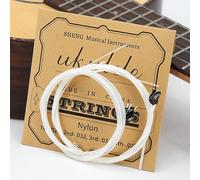 4 Pcs Nylon Ukulele Strings Set, Nylon Guitar Strings Ukulele Strings Musical Instrument Accessories for 21in 23in 26in Ukuleles