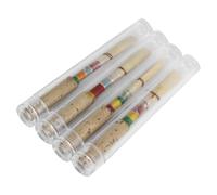 4 Pcs Oboe Whistle with Storage Box Medium Strength Soft Handmade Whistle Wooden Tube Musical Instrument Accessories for Beginners