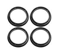 4 Pcs OD 73.1 72.6 74.1 To ID 57.1 64.1 54.1 66.1 Mm Universal Car Hub Centric Rings ABS Plastic Wheel Bore Center Adapter Wheel Spacer(Type B 72.6-66.6 mm)