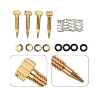 4 PCS of Air Mixture Screws for Weber DCOE IDF Carburetors Solid Brass Material, Enhanced Sealing Performance