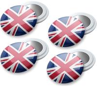 4 Pcs of Magnetic Running Bib Clips - Strong Race Number Magnets for Precise and Stable Placement on Technical Clothing, Lightweight Comfort for Marathon, Trail and Triathlon Runners (United Kingdom)