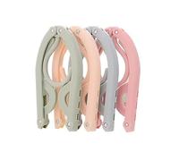 4 pcs Outdoor Travel Hanger Portable Folding Clothes Hangers for Suitcase Telescopic Magic Drying Rack Cruise Ship&Camping Hike Essentials,Travel Accessories