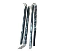 4 Pcs Outside Black Or Chrome Window Glass Rubber Compatible For Peugeot 301 2013-2017 Protect Weather Strip Compatible For Citroen Elysee 2014-2016(4 black elysee)