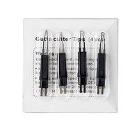 4 pcs/pack Gutta Heated Gum Cutter Tips for Gutta Percha Point Heating Cutter Tooth Gum