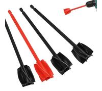 4 Pcs Paint Mixer for Drill Set, Efficient Epoxy Resin and Liquid Mixer Attachments, Durable Stirring Tools for Paint, Resin, DIY Crafts and Home Projects, Compatible with Standard Drills