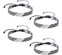 4 PCS Palestine Bracelet, Palestinian Bracelet, Adjustabl Woven Bracelets