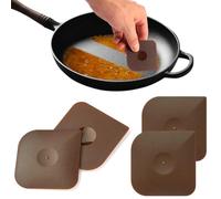 4 PCS Pan Scraper Tool Multifunctional Dish Scraper Plastic Cake Scraper Handheld Pot Scraper Dough Scraper for Kitchen Cleaning Tools and Soft Food Cutting