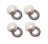 4 PCS Pants Extender Button, Trouser Waistband Extender Button, Waistband Extender Button, Waist Extender Elastic Button for Jeans, Collars, Cuffs