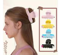 4 Pcs Pencil Hair Claw Clips Funny Teacher Hair Clips Cute Back to School Accessories for Teachers Approbation Present