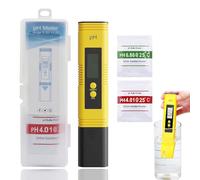4 Pcs Ph Meter for Water, Ph Meter, Ph Pen Is Suitable for Monitor Water Quality from Various Sources Including Tap Water Hot Tubs Home Brewing Indoor Soil Aquariums Hydroponics and Pools
