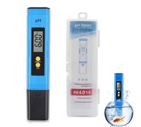 4 Pcs Ph Pen, Ph Meter, Easy to Use Ph Tester for Water 0.00-14.00 High-Density Test Range Ph Meter for Water for Household Drinking Water Pools Indoor Soil Aquariums
