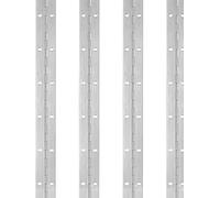 4 Pcs Piano Hinge 12 Inch, 304 Stainless Steel Continuous Hinge, 0.05 Inch Thick Long Hinges, Ideal for Cabinet Doors Furniture Boats Windows