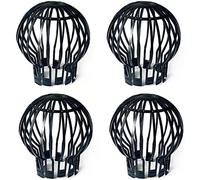 4 Pcs Plastic Gutter Guards,Protect Drainage Ditches and Pipelines from Blockage by Leaves, Moss, Silt, Soil, Balls, and Other Debris