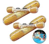 4 PCS Pool Jousting Set, Pool Games For Teens Inflatable logs, Pool Hammock Floats For Adults Pool Joust For Pool Party Water Sports Games