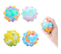 4 Pcs Pop Stress Ball Fidget Pop Bubble Fidget Toys