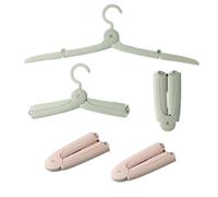 4 pcs Portable Foldable Hangers - Travel Storage Essential, Ultra-Thin Design Saves Space