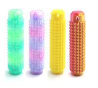 4 PCS Portable Vibrant Colors Stim Tool, Pain Fidget Keychain, Little Ouchies Pain Fidget, Fidget Toy Keyring, Sensory Toy For Office Workers Novelty Gifts For Men (D,7CM*2.7CM*2.7CM)