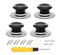 4 Pcs Pot Lid Knobs, Universal Pot Lid Top Replacement Knobs, Kitchen Cookware Universal Replacement Pan Lid Holding Handles for rival Crockpot Casserole Glass Saucepan Kettle - Heat Resistant